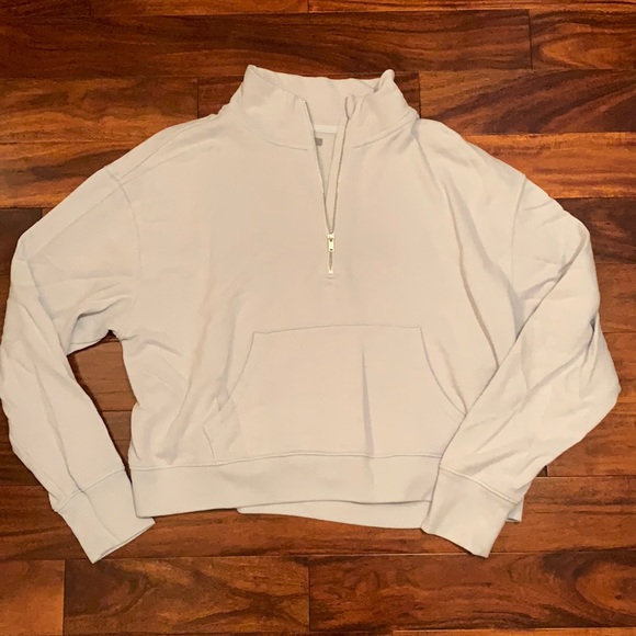 Aerie cropped 3/4 zip sweater - Picture 1 of 1
